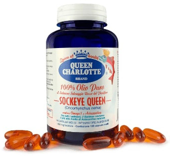 OLIO PURO SALMONE SELVAGGIO ROSSO 120 CAPSULE - Farmacia Rossi2 - Farmacia Rossi 