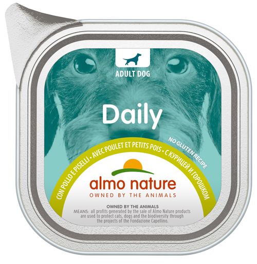 DAILY MENU DOGS CON POLLO E PISELLI 100 G - Farmacia Rossi2 - Farmacia Rossi 