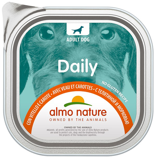 DAILY MENU DOGS CON VITELLO E CAROTE 300 G - Farmacia Rossi2 - Farmacia Rossi 