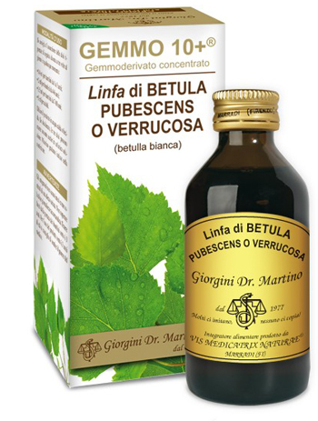 GEMMO 10+ BETULLA B LINFA 100 ML LIQUIDO ANALCOLICO - Farmacia Rossi2 - Farmacia Rossi 