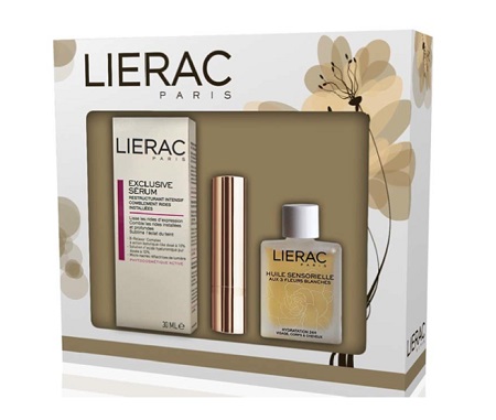 LIERAC COFANETTO DI NATALE EXCLUISVE SERUM 30 ML HYDRA CHRONO + LABBRA ORO + HUILE SENSORIELLE 15 ML IN OMAGGIO - Farmacia Rossi2 - Farmacia Rossi 