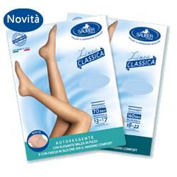 SAUBER CALZA AUTOREGGENTE 70 DENARI MAGLIA MICRORETE NERO 5 LINEA CLASSICA - Farmacia Rossi2 - Farmacia Rossi 