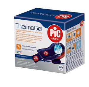 THERMOGEL CUSCINO TERAPIA CALDO FREDDO 10X26 CM CON FASCIA ELASTICA - Farmacia Rossi2 - Farmacia Rossi 