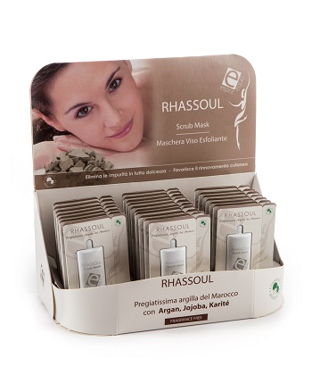 ESPRIT EQUO RHASSOUL PEELING MASK ARGAN MURUMURU BIO 22 PEZZI DA 10 ML - Farmacia Rossi2 - Farmacia Rossi 