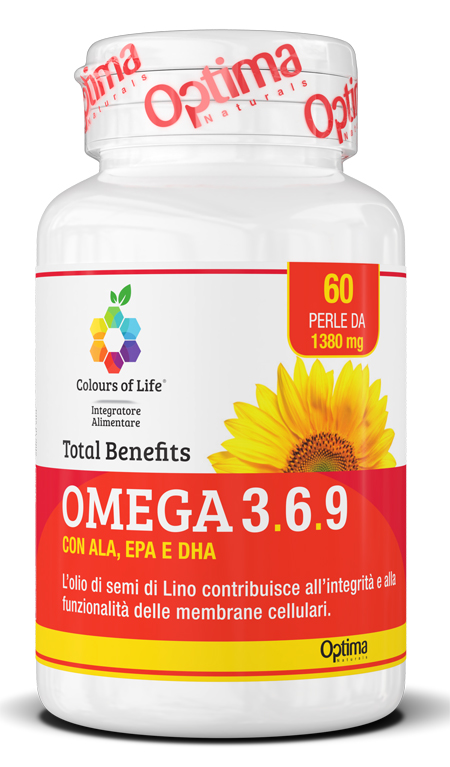 COLOURS OF LIFE OMEGA 3 6 9 TOTAL BENEFITS 60 CAPSULE MOLLI 1380 MG - Farmacia Rossi2 - Farmacia Rossi 