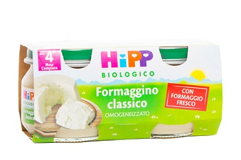 HIPP BIO OMOGENEIZZATO FORMAGGINO CLASSICO 2X80 G - Farmacia Rossi2 - Farmacia Rossi 