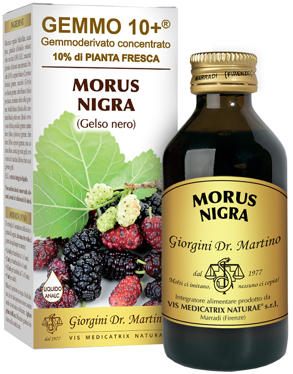 GEMMO 10+ GELSO NERO 100 ML LIQUIDO ANALCOLICO - Farmacia Rossi2 - Farmacia Rossi 