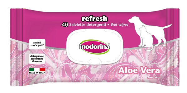 SALVIETTE ALOE VERA INODORINA 40 PEZZI - Farmacia Rossi2 - Farmacia Rossi 