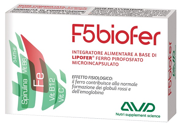 F5 BIOFER 30 CAPSULE BLISTER 14,8 G - Farmacia Rossi2 - Farmacia Rossi 