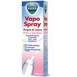 VICKS VAPOSPRAY ACQUA DI MARE BEBE' BAMBINI ISOTONICO 100 ML - Farmacia Rossi2 - Farmacia Rossi 