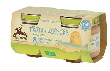 OMOGENEIZZATO TROTA E VERDURE BABY FOOD BIO 2 X 80 G - Farmacia Rossi2 - Farmacia Rossi 