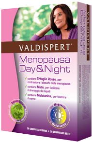 VALDISPERT MENOPAUSA DAY&NIGHT 30+30 COMPRESSE - Farmacia Rossi2 - Farmacia Rossi 