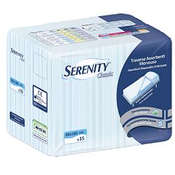 TRAVERSA SALVAMATERASSO PER INCONTINENZA SERENITY CLASSIC ALOE 80X180CM 15 PEZZI FARMABILITY - Farmacia Rossi2 - Farmacia Rossi 