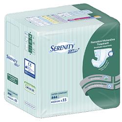 PANNOLONE PER INCONTINENZA A MUTANDINA SERENITY SOFT DRY+ ALOE MEDIUM SUPERCOMFORT 15 PEZZI FARMABILITY - Farmacia Rossi2 - Farmacia Rossi 