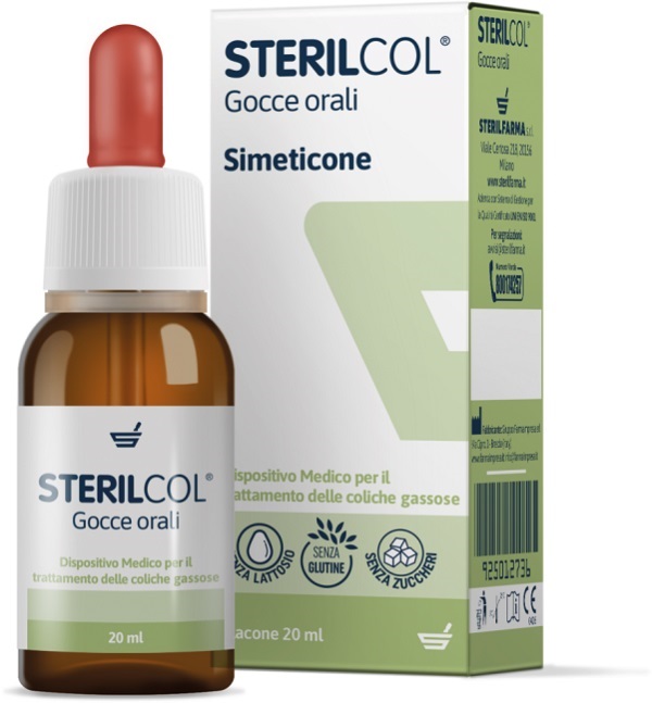 STERILCOL GOCCE ORALI SOSPENSIONE GASTROFUNZIONALE FLACONCINO 20 ML - Farmacia Rossi2 - Farmacia Rossi 