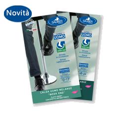 CALZA UOMO MELANGE 70 DENARI TAGLIA MEDIAJEANS CHIARO - Farmacia Rossi2 - Farmacia Rossi 
