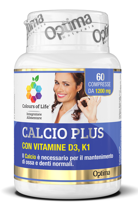 COLOURS OF LIFE CALCIO PLUS 60 COMPRESSE 1200 MG - Farmacia Rossi2 - Farmacia Rossi 