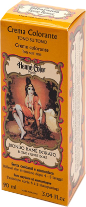 HENNE NUANCE BIONDO RAME DORATO CREMA HENNE COLOR CREMA COLORANTE PRONTA ALL'USO - Farmacia Rossi2 - Farmacia Rossi 