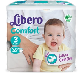 LIBERO COMFORT 3 PANNOLINO PER BAMBINO 5-9 KG 30 PEZZI - Farmacia Rossi2 - Farmacia Rossi 