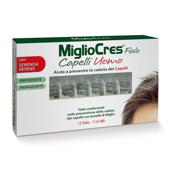 MIGLIOCRES FIALE CAPELLI UOMO 12 FIALE - Farmacia Rossi2 - Farmacia Rossi 
