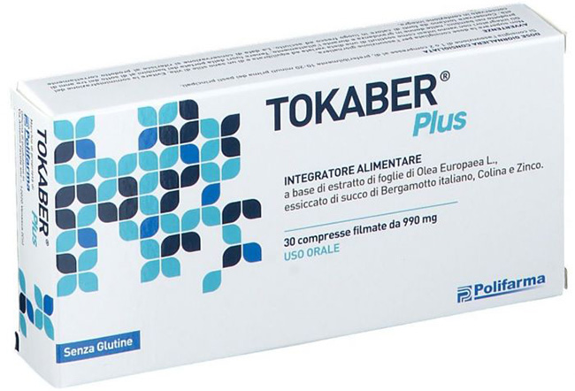 TOKABER PLUS 990MG 30 COMPRESSE - Farmacia Rossi2 - Farmacia Rossi 