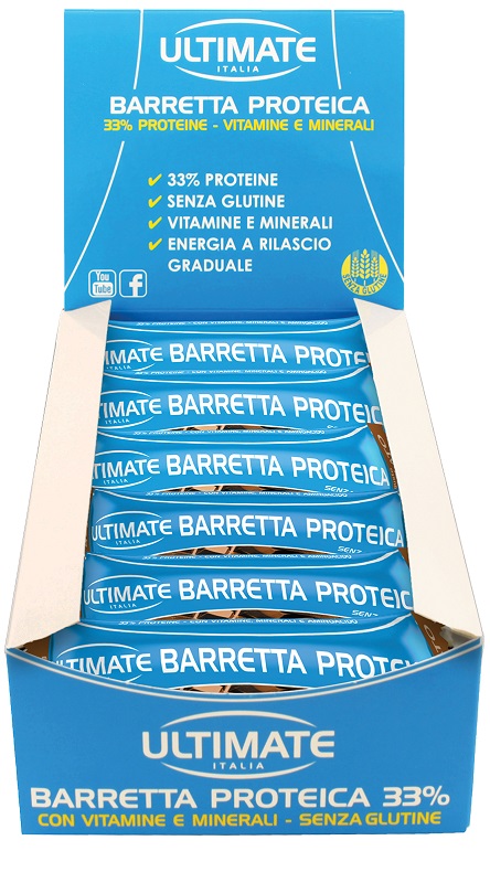 BARRETTA PROTEICA CIOCCOLATO 24 PEZZI - Farmacia Rossi2 - Farmacia Rossi 