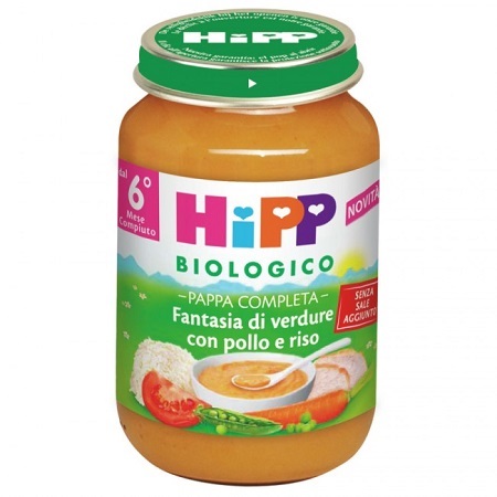 HIPP BIO PAPPA PRONTA FANTAS VERD POLLO RISO 190 G - Farmacia Rossi2 - Farmacia Rossi 
