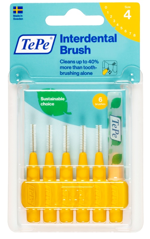 TEPE SCOVOLINO GIALLO 0,7 MM 6 PEZZI - Farmacia Rossi2 - Farmacia Rossi 