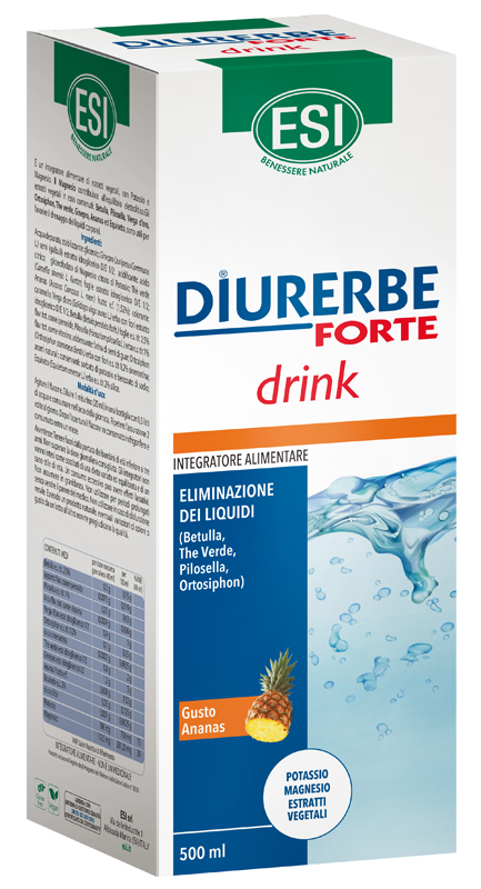 ESI DIURERBE FORTE DRINK ANANAS 500 ML - Farmacia Rossi2 - Farmacia Rossi 