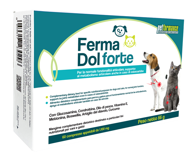 PETFORMANCE FERMA DOL FORTE 60 COMPRESSE - Farmacia Rossi2 - Farmacia Rossi 