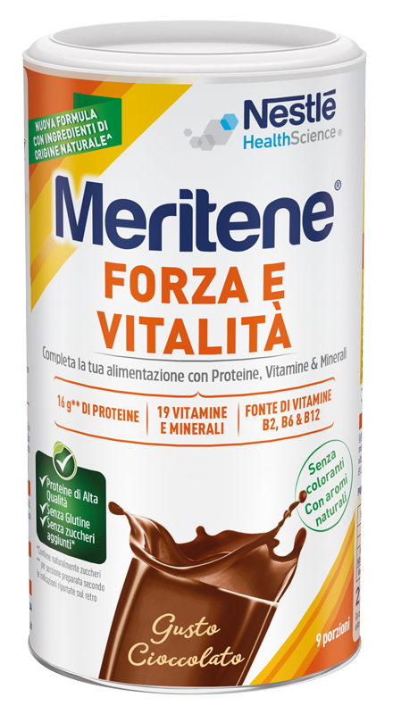 MERITENE FORZA E VITALITA' CIOCCOLATO 270 G - Farmacia Rossi2 - Farmacia Rossi 