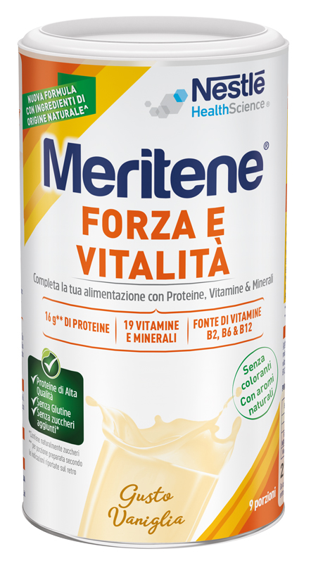 MERITENE FORZA E VITALITA' VANIGLIA 270 G - Farmacia Rossi2 - Farmacia Rossi 