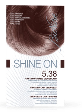 BIONIKE SHINE ON 5,38 CASTANO CHIARO CIOCCOLATO 125 ML - Farmacia Rossi2 - Farmacia Rossi 