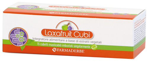 LAXAFRUIT 15 CUBETTI MASTICABILI 150 G - Farmacia Rossi2 - Farmacia Rossi 