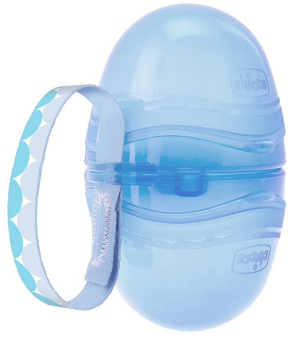 CHICCO PORTASUCCHIETTO DOPPIO BLU 1 PEZZO - Farmacia Rossi2 - Farmacia Rossi 