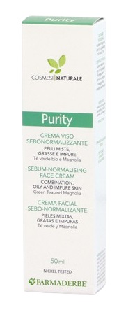 PURITY CREMA VISO SEBONORMALIZZANTE 50 ML - Farmacia Rossi2 - Farmacia Rossi 