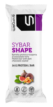 SYBAR SHAPE BARRETTA PROTEICA RICOPERTA FICHI/ARACHIDI 50 G - Farmacia Rossi2 - Farmacia Rossi 
