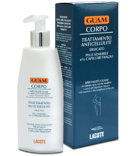 GUAM CREMA CORPO TRATTAMENTO ANTICELLULITE DELICATO PER PELLI SENSIBILI E O CAPILLARI FRAGILI 200 ML - Farmacia Rossi2 - Farmacia Rossi 