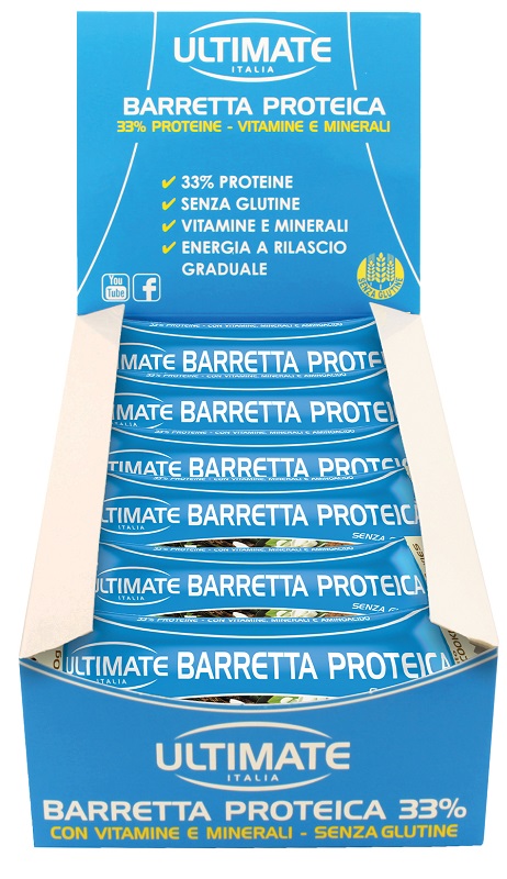 ULTIMATE BARRETTA PROTEICA GUSTO VANIGLIA E COOKIES 24 PEZZI - Farmacia Rossi2 - Farmacia Rossi 
