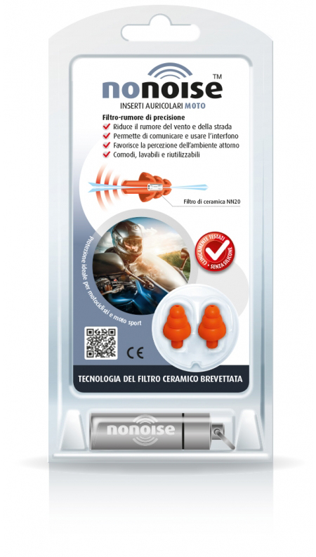 NONOISE MOTO INSERTO AURICOLARE 2 TAPPI - Farmacia Rossi2 - Farmacia Rossi 