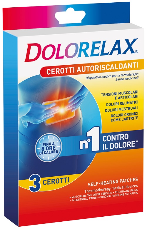 DOLORELAX CEROTTO EFFETTO CALDO 6 PEZZI - Farmacia Rossi2 - Farmacia Rossi 