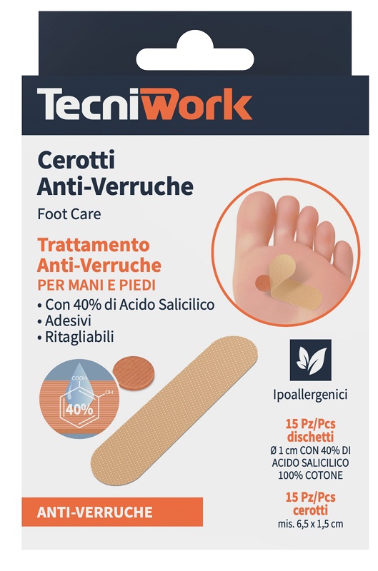 CEROTTI ANTI VERRUCHE PIEDI 15 + 15 PEZZI - Farmacia Rossi2 - Farmacia Rossi 