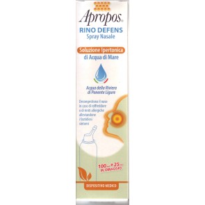 APROPOS RINO DEFENS SOLUZIONE IPERTONICA 125 ML - Farmacia Rossi2 - Farmacia Rossi 