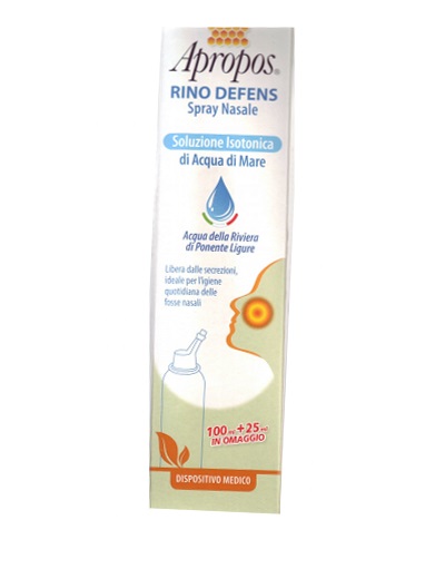 APROPOS RINO DEFENS SOLUZIONE ISOTONICA 125 ML - Farmacia Rossi2 - Farmacia Rossi 