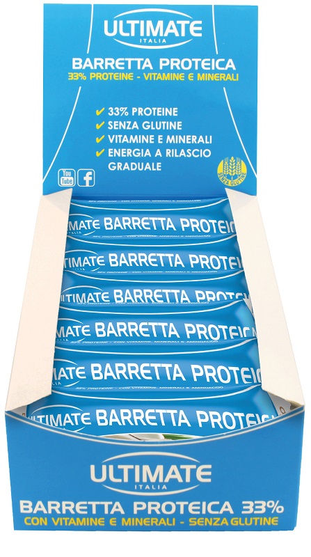 ULTIMATE BARRETTA PROTEICA GUSTO COCCO 24 PEZZI - Farmacia Rossi2 - Farmacia Rossi 