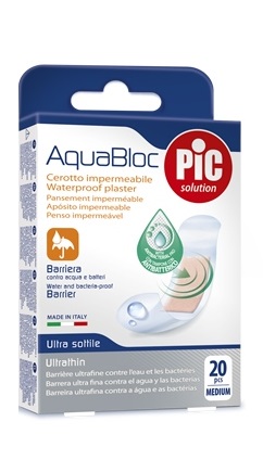 CEROTTO PIC AQUABLOC 19X72MM ANTIBATTERICO 20 PEZZI - Farmacia Rossi2 - Farmacia Rossi 