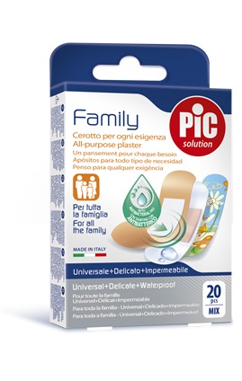 CEROTTO PIC STRIP FAMILY 20 PEZZI ANTIBATTERICO CON TAMPONE - Farmacia Rossi2 - Farmacia Rossi 