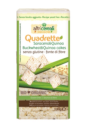 ALTRICEREALI QUADRETTE SARACENO E QUINOA BIO 130 G - Farmacia Rossi2 - Farmacia Rossi 