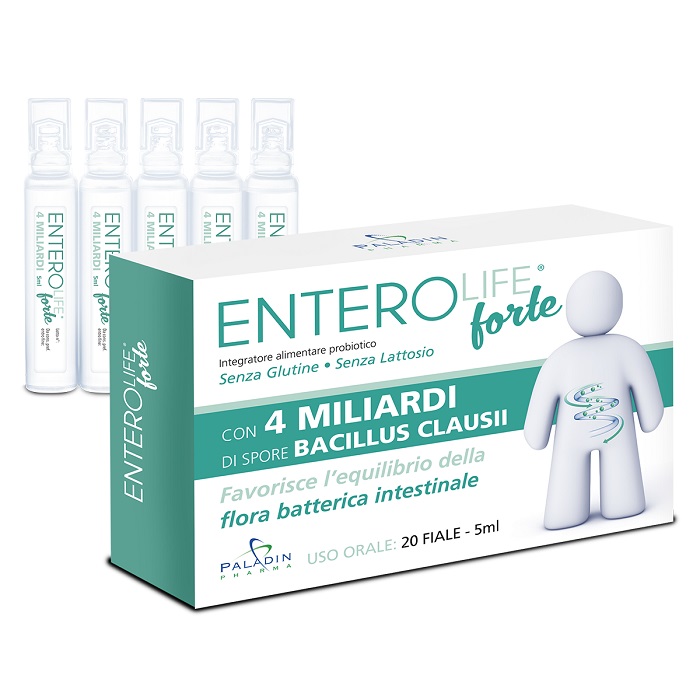 ENTEROLIFE FORTE 4 MILIARDI 20 FIALE DA 5 ML - Farmacia Rossi2 - Farmacia Rossi 