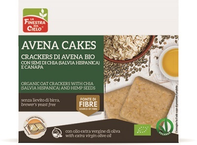 FSC AVENACAKES CRACKERS DI AVENA CON SEMI DI CANAPA E CHIA BIO VEGAN SENZA LIEVITO DI BIRRA AD ALTO CONTENUTO DI FIBRA 250 G - Farmacia Rossi2 - Farmacia Rossi 